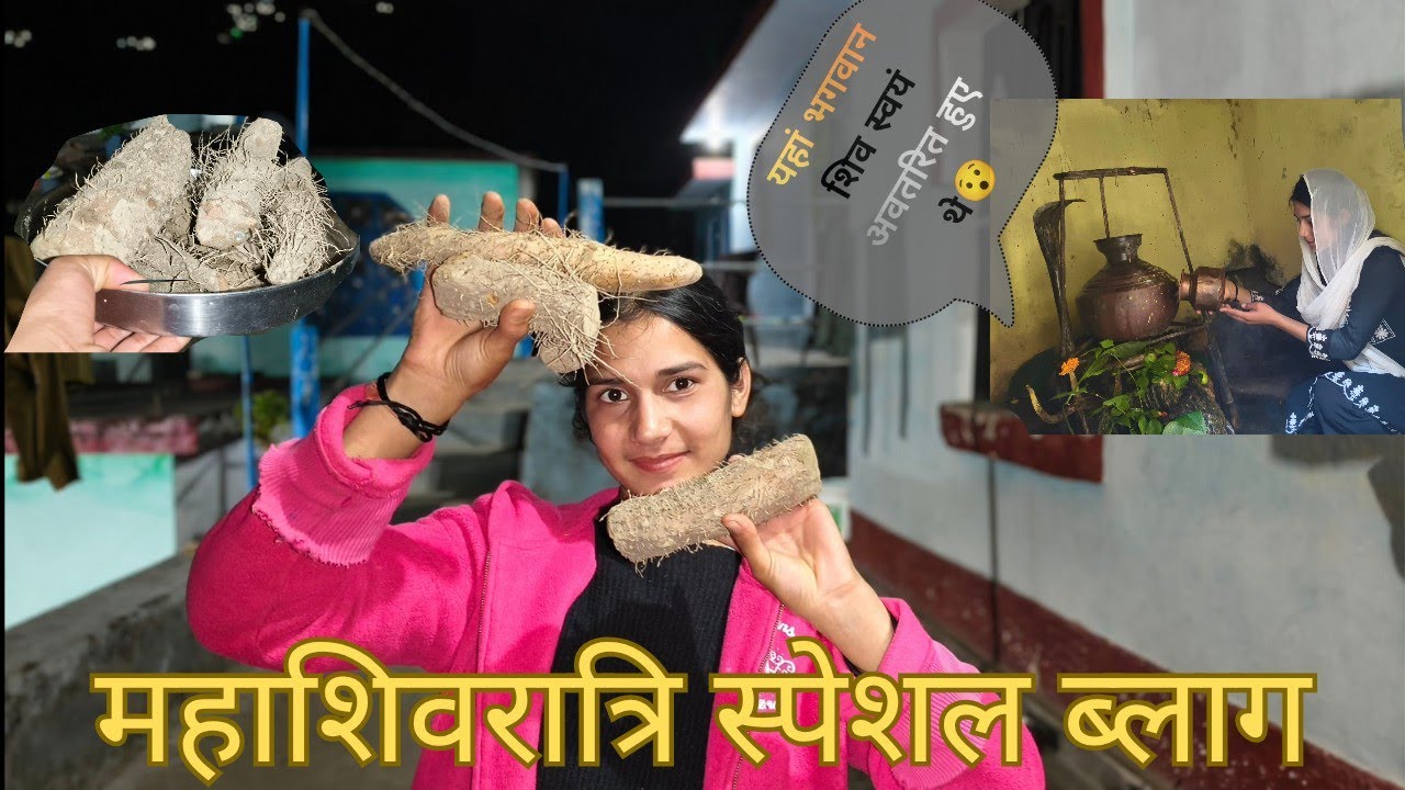 महाशिवरात्रि स्पेशल ब्लॉग||आज बनाई स्पेशल तैडू की सब्जी||phadi lifestyle vlog||@sangeetapurivlog||