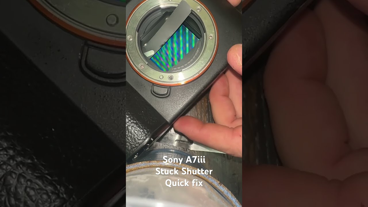 Sony A7iii Stuck Shutter Quick Fix Sonyalpha Sonya7iii