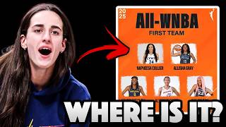 The WNBA are DELAYING The All-WNBA Teams as Fans FEAR Caitlin Clark SNUB...