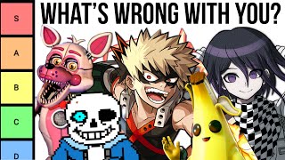 Ranking every Fandom based on how Crazy they are...