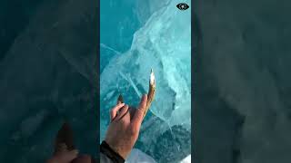 The Indigo Abyss: Discovering the Intense Cobalt Heart of Ancient Glacial Ice | Life in a Blink