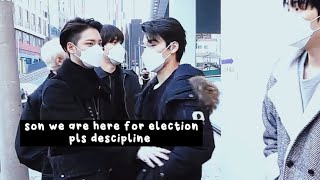 Ateez in election //- seonghwa strict mom