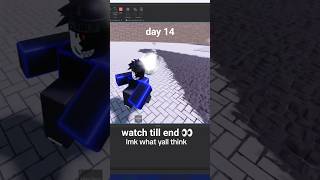 day 14 of making a roblox game #shorts #roblox