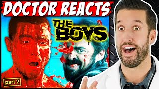 ER Doctor REACTS to The Boys Medical Scenes #2