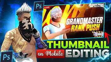 🔥 FREEFIRE Rank Push Live Stream Thumbnail Tutorial on Android 📱 PSCC