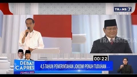 Prabowo-Jokowi Curhat Soal Fitnah | DEBAT CAPRES KE-4