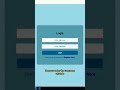 the login page where users can login in