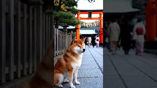 【ASMR】A Shiba Inu Waiting During Hatsumode | Quiet New Year at a Japanese Shrine