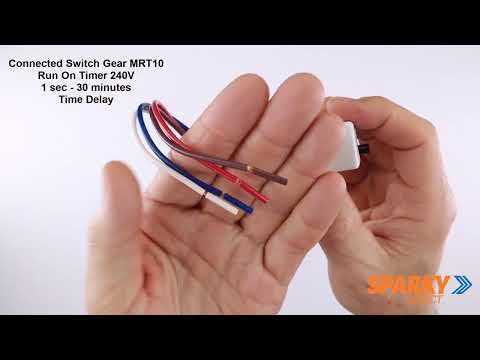 Connected Switch Gear | Run On Timer 240V |1 sec - 30 minute | Time Delay | MRT10