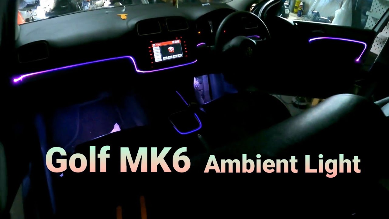 Installing Ambient Lighting VW Golf MK6 RGB LED Car Interior Lights