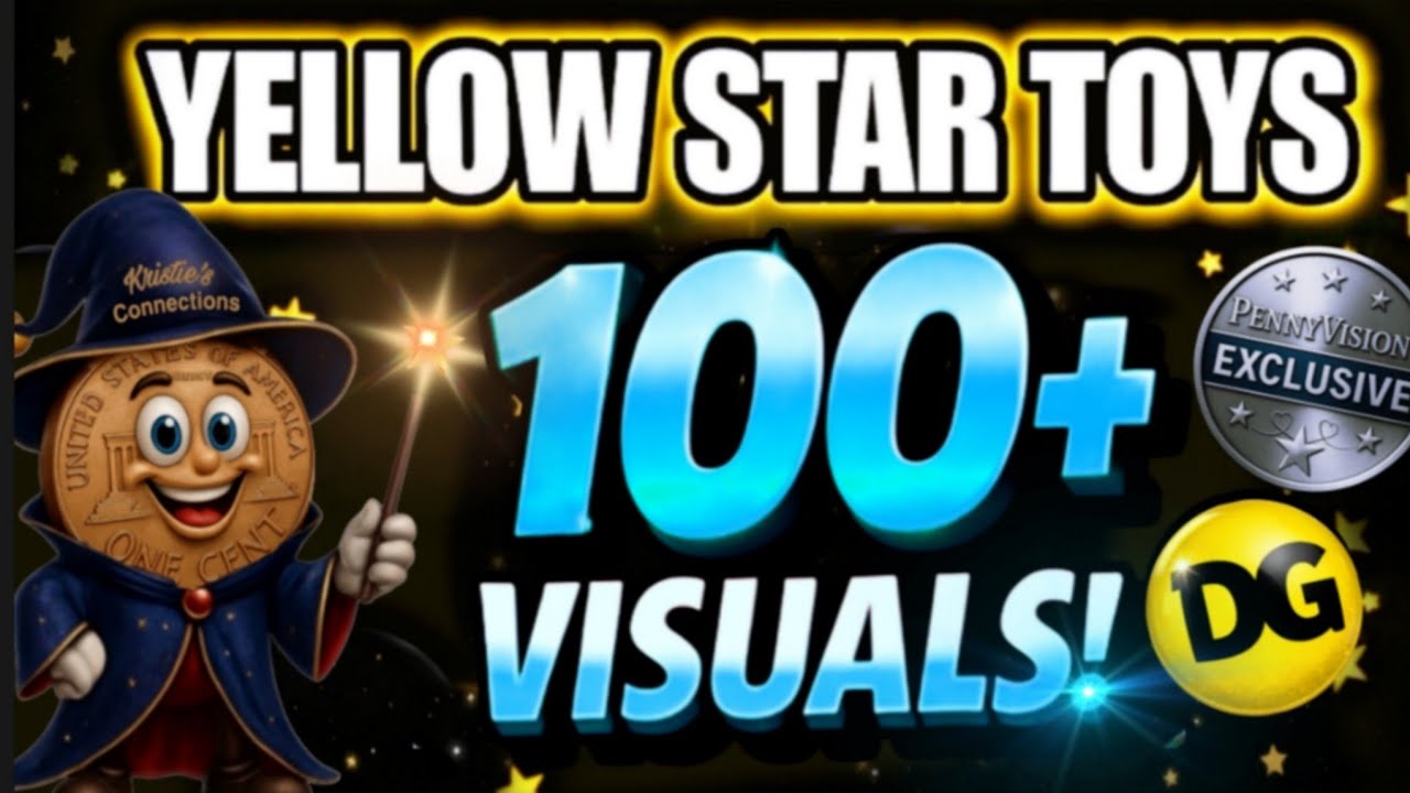 ⭐️‼️85% OFF TOYS‼️⭐️ YELLOW STAR TOYS VISUALS DOLLAR GENERAL PENNY SHOPPING & CLEARANCE SHOPPING 