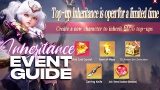 INHERITANCE EVENT - All you need to know | MU Origin 3