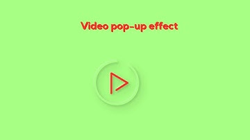 Video pop-up using html css and vanila javascript || Js Animation Effect