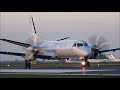 ✈ Logan Air SAAB 2000 G-LGNS Take-off From London Southend Airport!