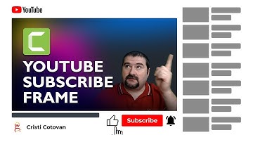 YouTube Animated Subscribe Frame | Camtasia Asset with Like and Bell Call to Action