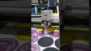 Pumping out Social Distancing Floor Stickers at Jetmark Group