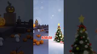 Roblox Christmas Updates Vs Roblox Christmas Halloween updates#roblox#robloxshorts#shorts#robloxedit