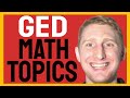 GED Math Topics to Know for a High Score