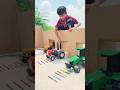 Rc tractor and Jcb #tractor #minitractor #rctruck #rccar #jcb3dx #jcbvideo #johndeere #ytshorts