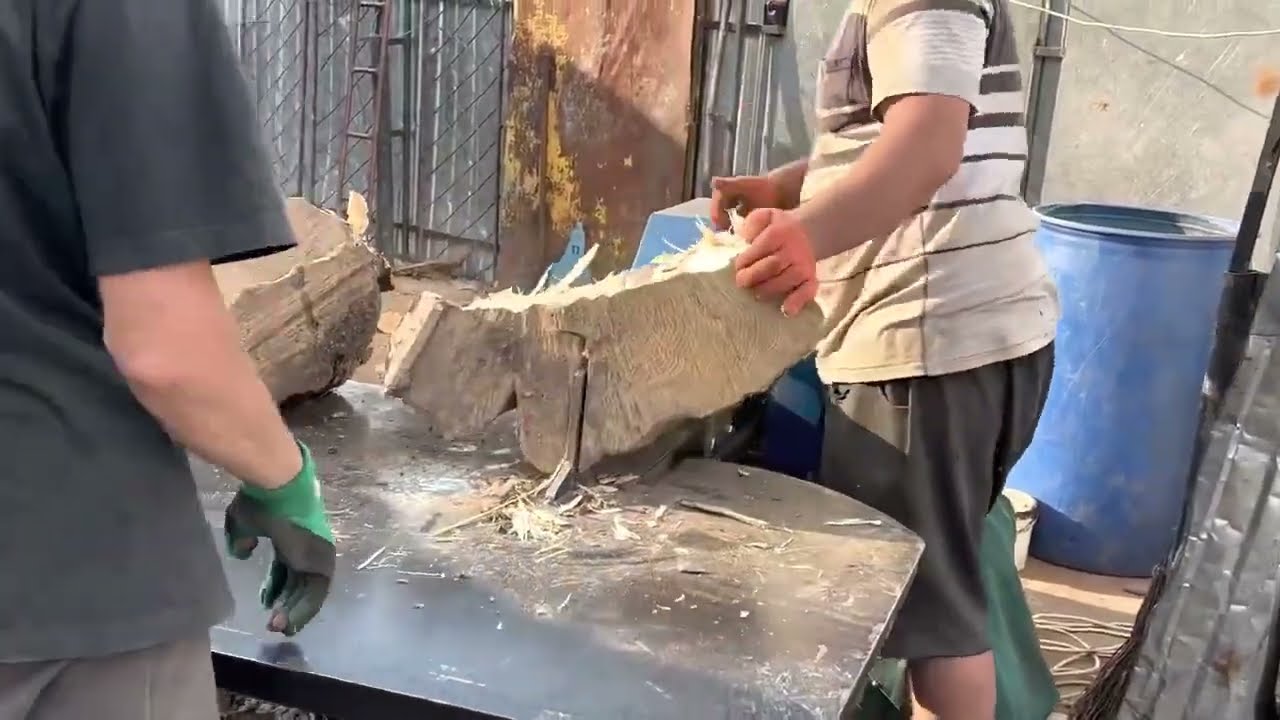 Там, где распадаются огромные бревна