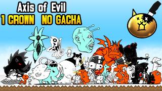 The Battle Cats: Axis of Evil SoL 33, 1 CROWN, NO GACHA