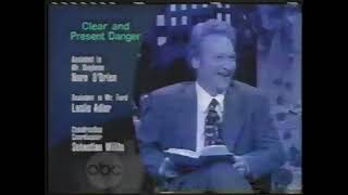 Clear and Present Danger ABC Split Screen Credits