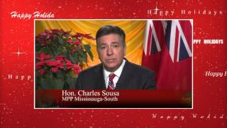 Charles Sousa Holiday Message 2015