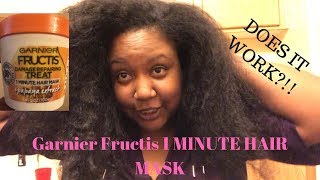 Garnier Fructis 1 Minute Hair Mask On Natural Hair Videos Kansas