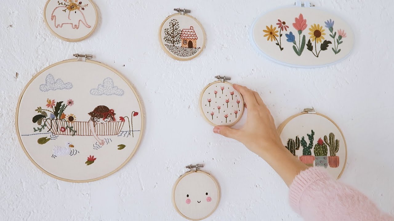 BORDADOS PARA COLGAR EN LA PARED - CÓMO SE REMATAN LOS BORDADOS?