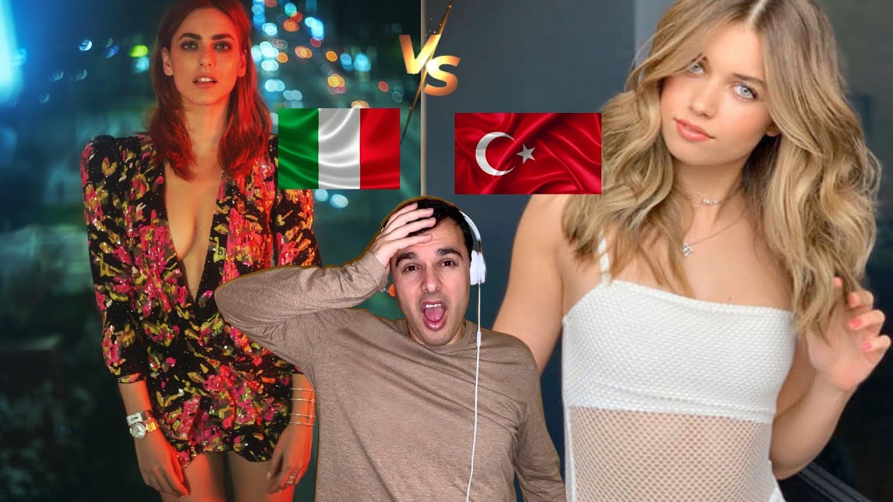 ITALIAN REACTION TO 🇹🇷🇮🇹 TURKISH VS ITALIAN WOMEN