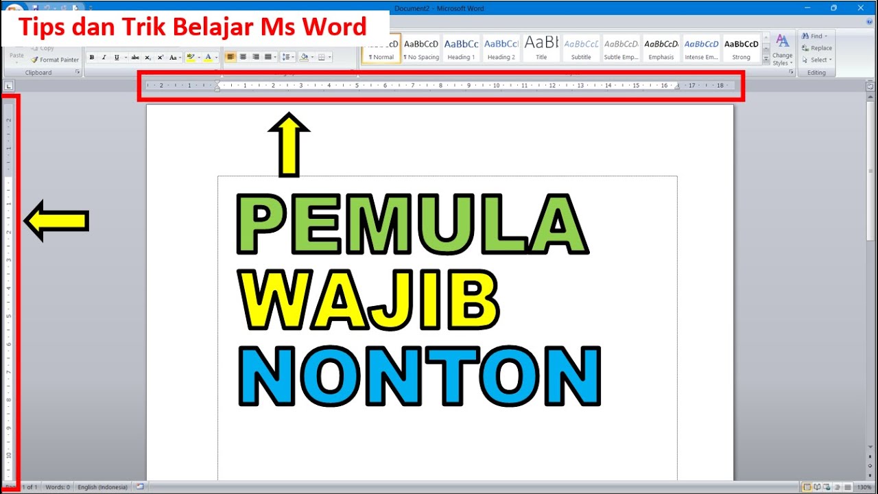 Menampilkan Ruler di Microsoft Word: Panduan Lengkap Menampilkan Ruler di Microsoft Word: Panduan Lengkap