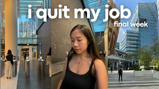 I Quit 🇸🇬 My Final Week as an Office Worker