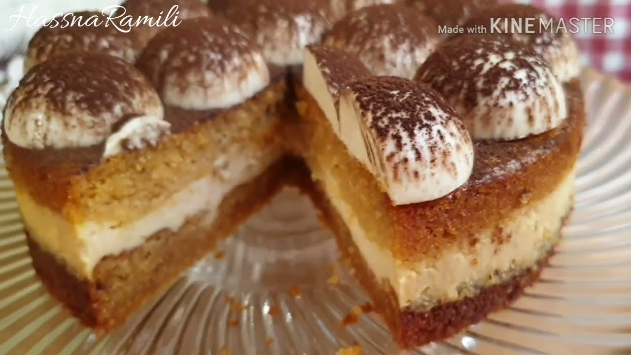 بسبوسة ومش اي بسبوسة 😍 بشكل جديدة ومذاق رااااائع😋 محشوة بالكريمة وبطريقة سهلة جدااااا