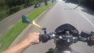 Hornet Test Ride Escape Atalla 3 Polegadas Com 3 Dobrinhas Sensacional