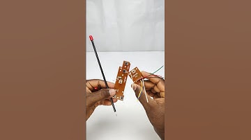 4CH RC remote control 27MHz circuit PCB transmitter & receiver board with antenna Unboxing