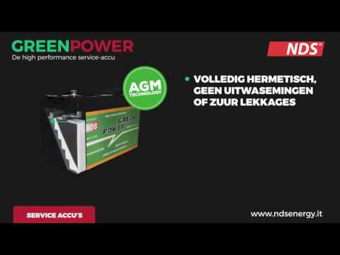 Batteria GREEN POWER 100 Ah