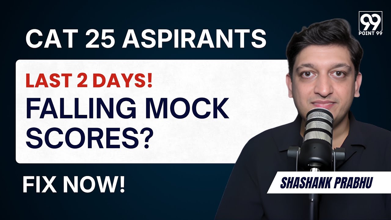 Experiencing Sudden drop in Scores? | Fix your Fluctuating scores in CAT mock | CAT 2025 Exam