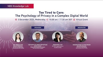 Too Tired to Care: The psychology of privacy in a complex digital world