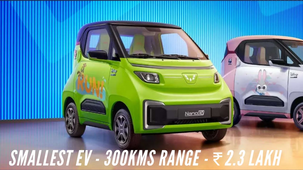 Wuling Nano EV - World's Smallest Electric Car with 300Km Range, Launched at ~ ₹2.3 Lakh ➡ JustEV