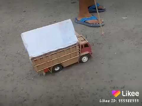  miniatur  truk  plastik bisa  oleng  YouTube