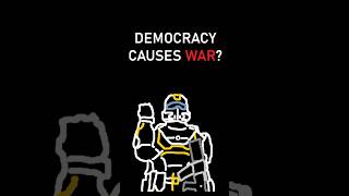 Does Democracy Cause War #shorts #explained