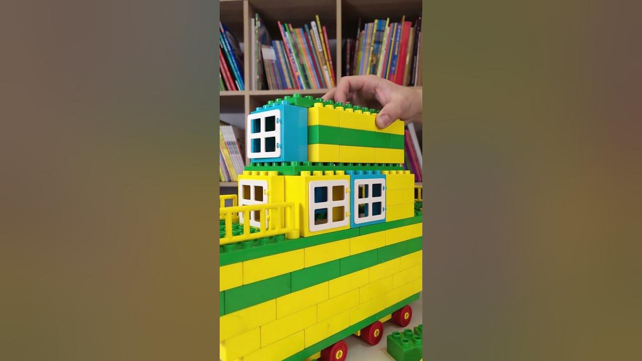 This boat can't move, I'll make you another boat out of Lego #family #lego #boat #shorts