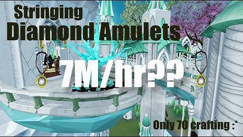 Stringing Diamond Amulets 7M/hr?? | Runescape 3 2020