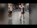 12 year old T2 hitting the pads with style and a smile at MMA