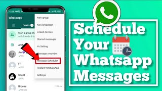 how to schedule WhatsApp messages || auto send WhatsApp message (New tricks) screenshot 3