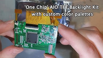 Color Palette AIO TFT Game Boy Color (GBC) Backlight Kit