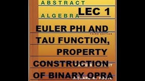 ALGEBRA LECT 1 FOR CSIRNET,GATE,IITJAM,NBHM