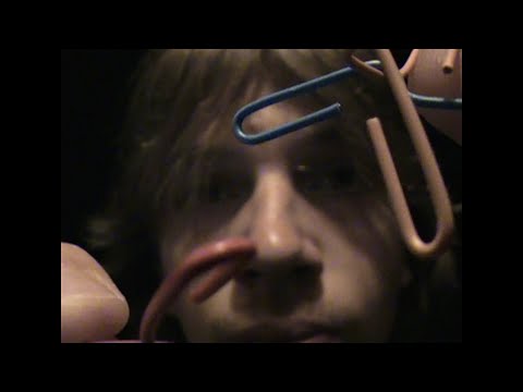 asmr ~ paper clip lens tracing/tapping 📎