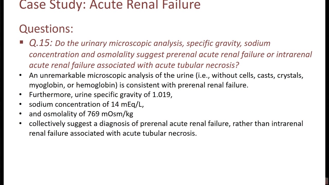 a case study on chronic kidney disease