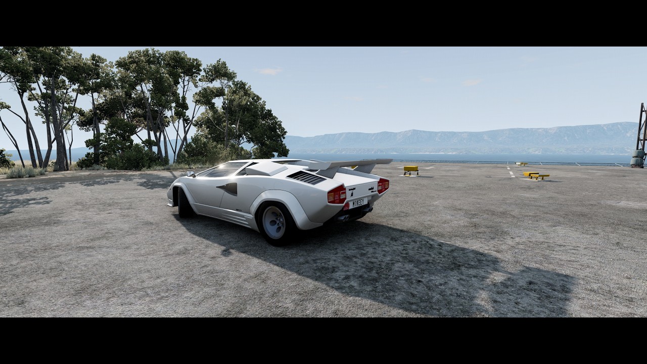 1988 Lamborghini Countach - BeamNG - Short Scenic Drive